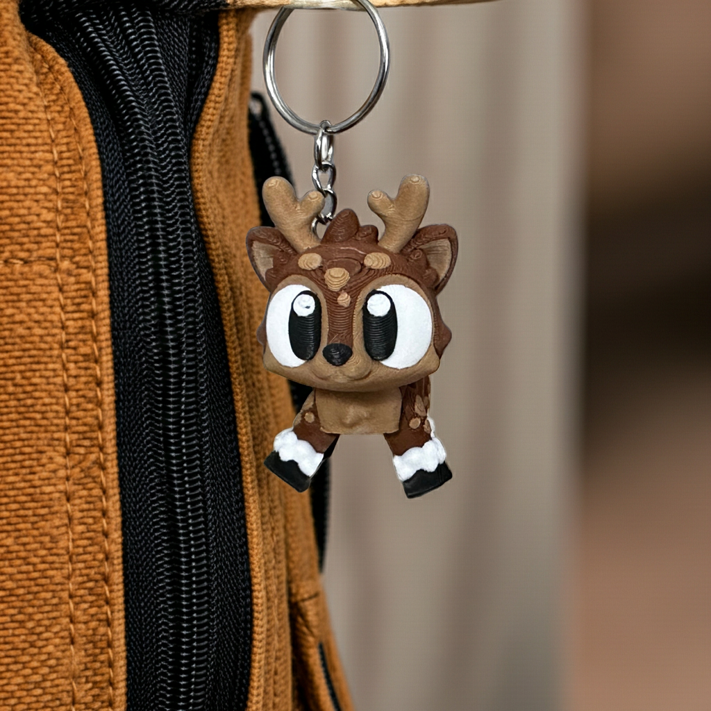 Weihnachts-Schlüsselanhänger – Weihnachtsmann oder Rentier | Handgemacht & perfekte Geschenkidee