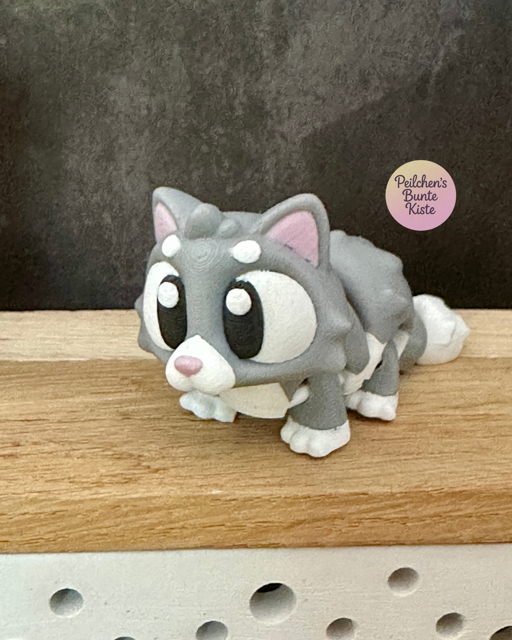 Bewegliche Tierfigur mit Tiertransportbox | Katze, Hund, Schildkröte & mehr