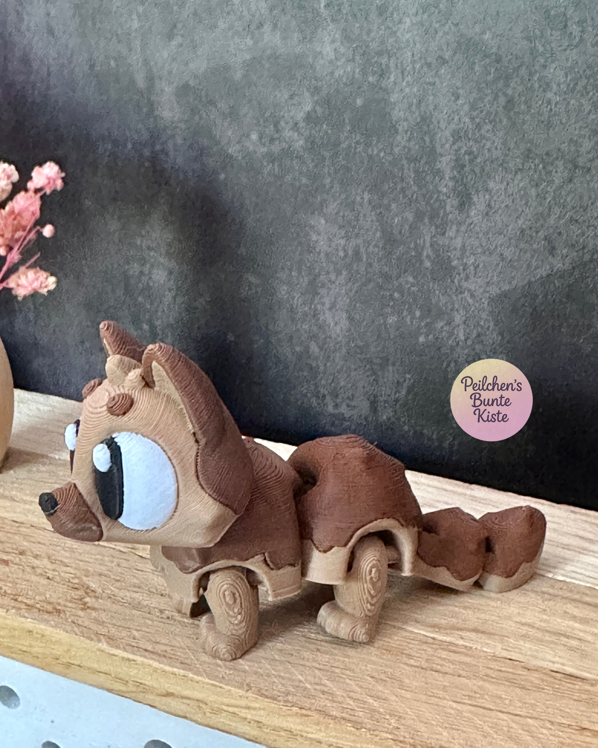 Bewegliche Tierfigur mit Tiertransportbox | Katze, Hund, Schildkröte & mehr