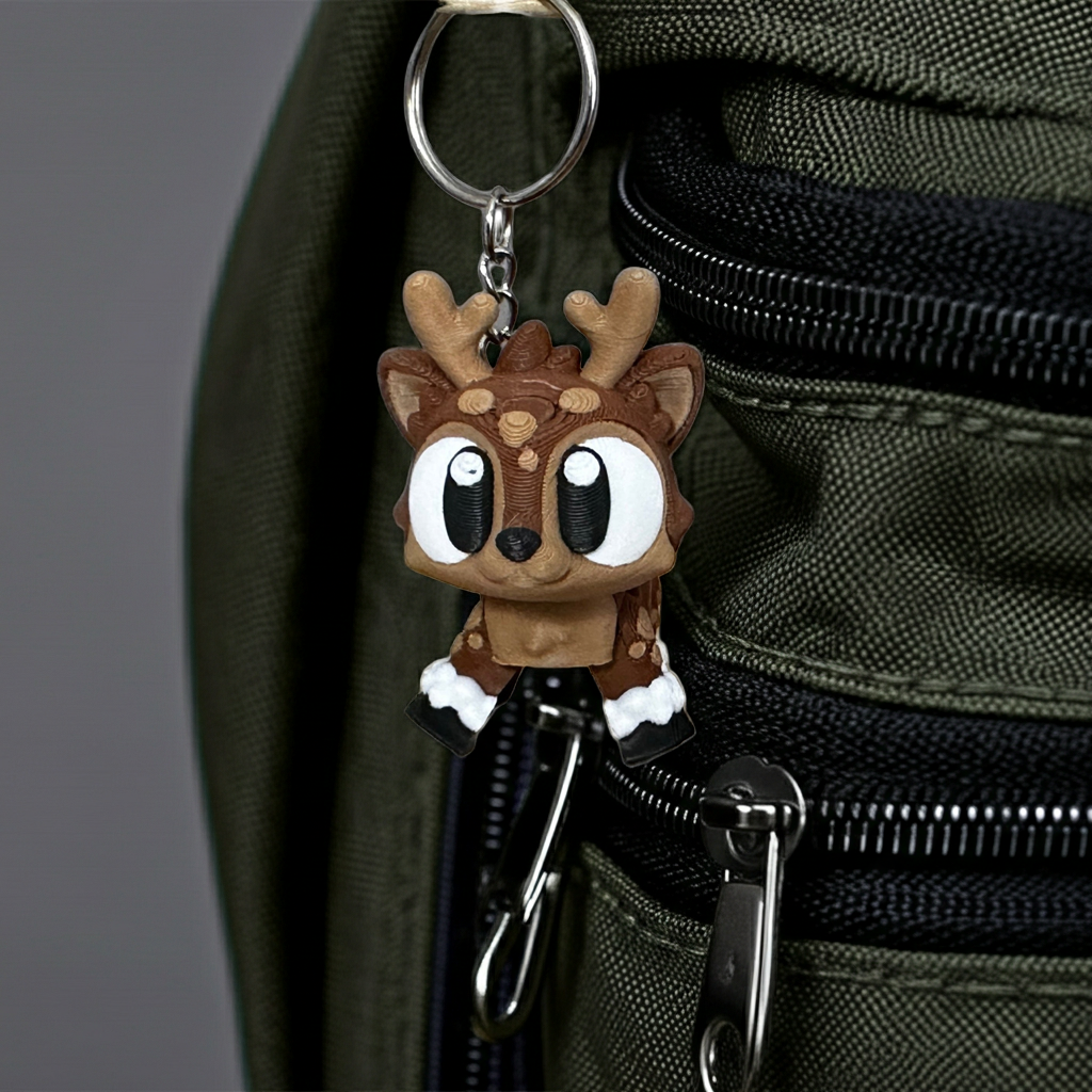 Weihnachts-Schlüsselanhänger – Weihnachtsmann oder Rentier | Handgemacht & perfekte Geschenkidee