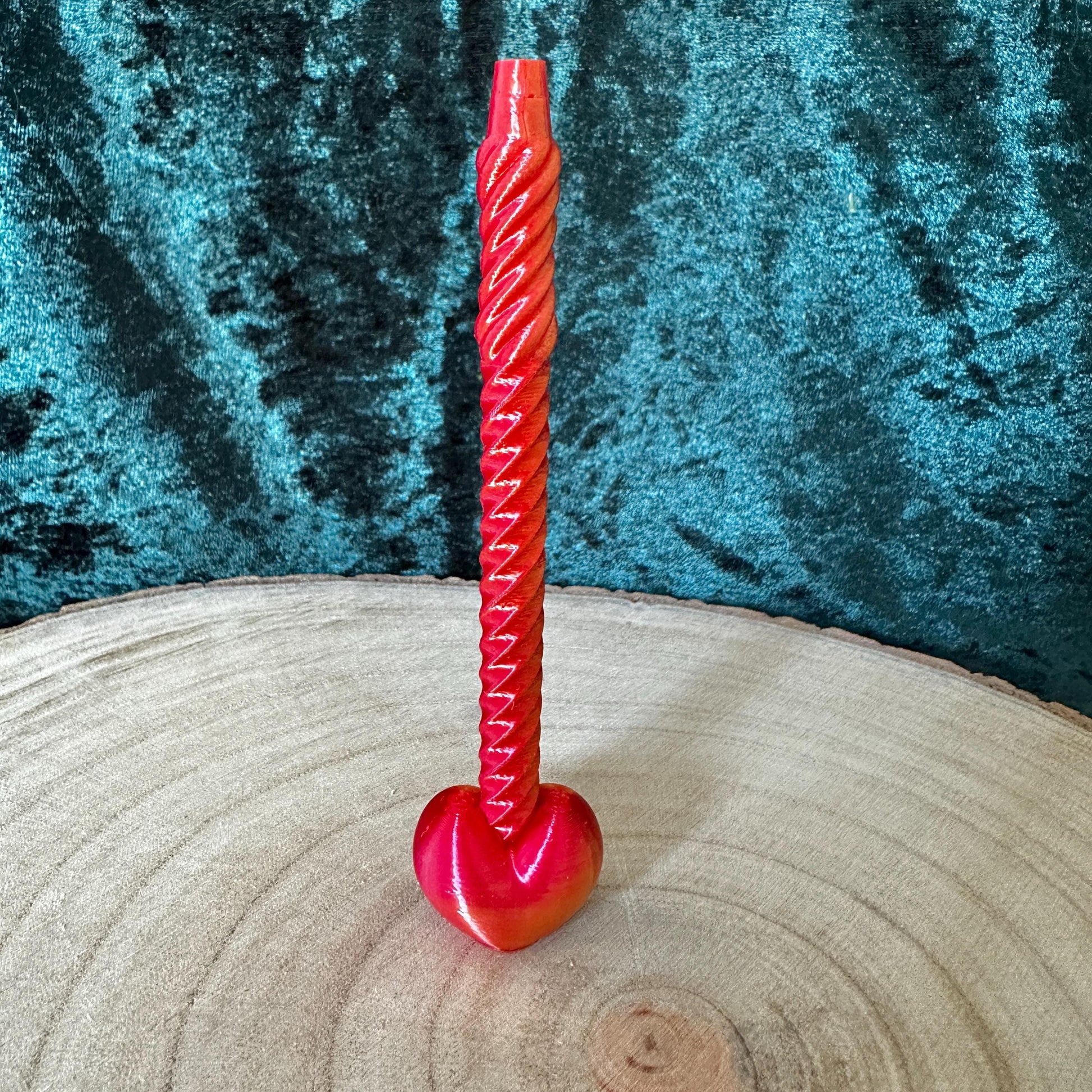 Fidget Kugelschreiber mit Herz-3D-gedruckt,BIC Mine-Anti-Stress Stift-Geschenk für Schule,Büro,Alltag