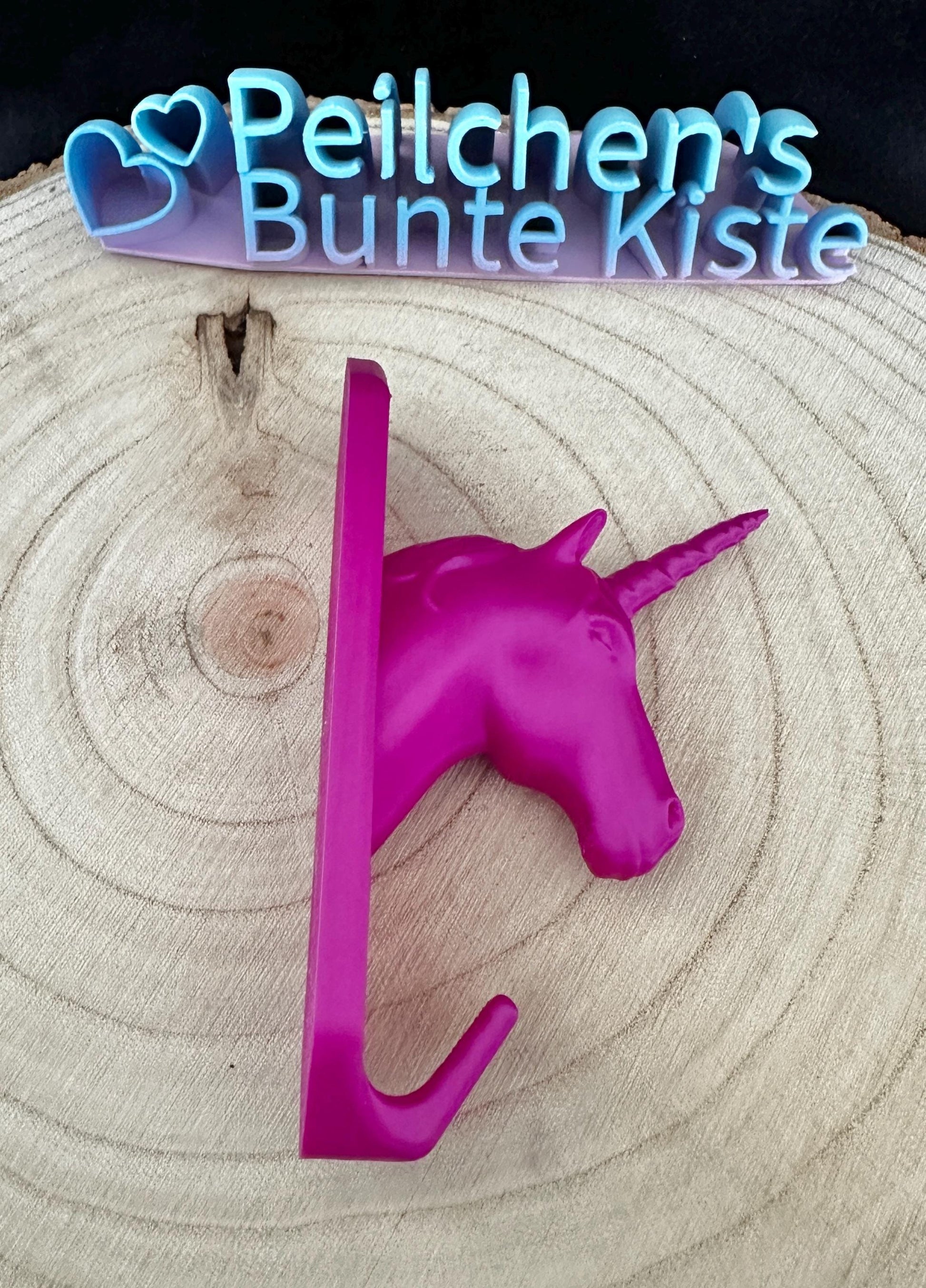Einhorn Kleiderhaken Kinderzimmer / Wandhaken Einhorn 3D Druck / Haken für Jacken,Handtücher,Deko / Geschenk Mädchen bunte Vielfalt.