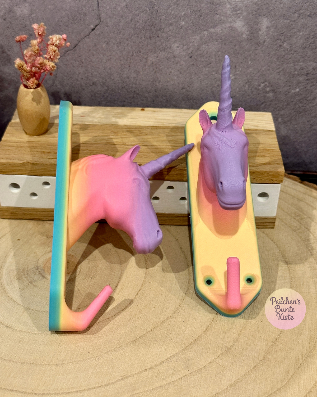 Einhorn-Kleiderhaken – farbenfrohe Wandhaken für Kinderzimmer & Bad