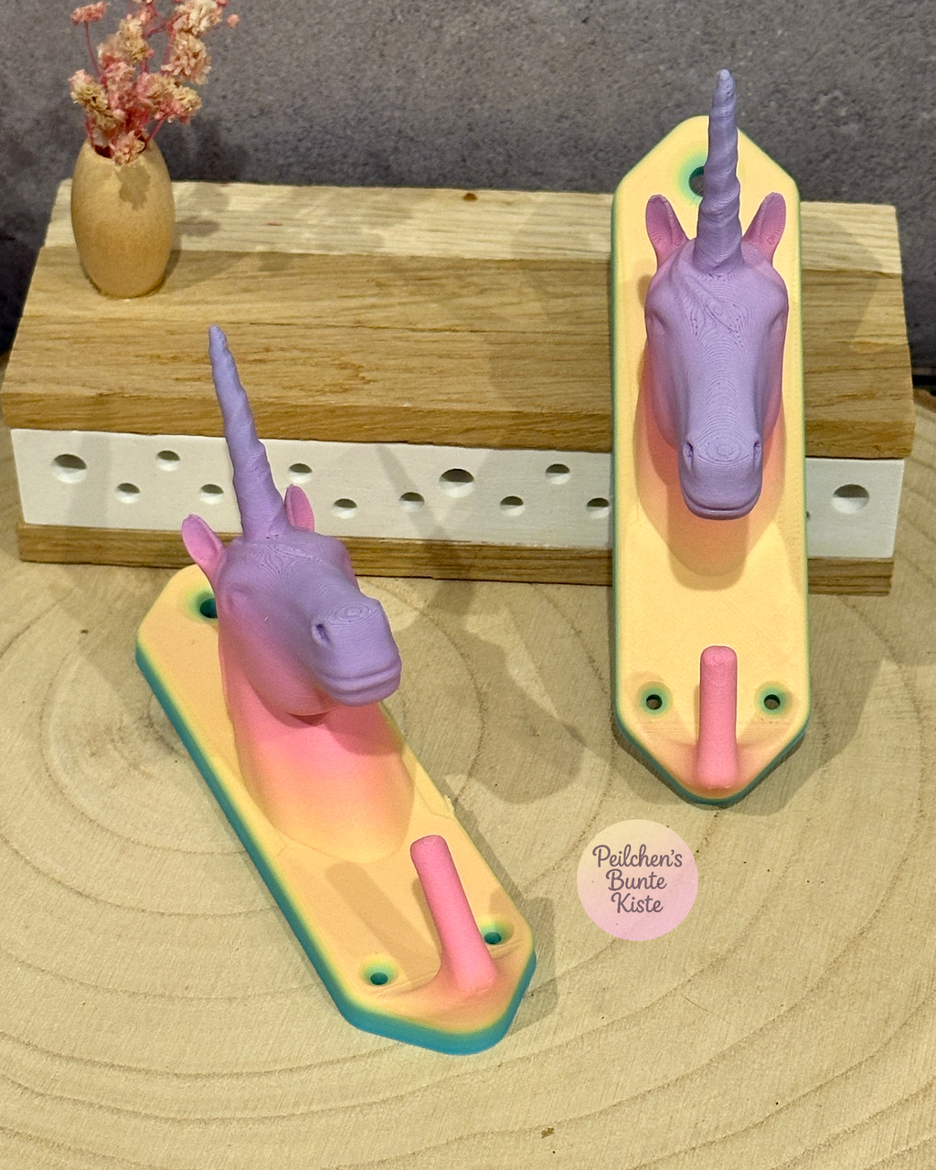 Einhorn-Kleiderhaken – farbenfrohe Wandhaken für Kinderzimmer & Bad