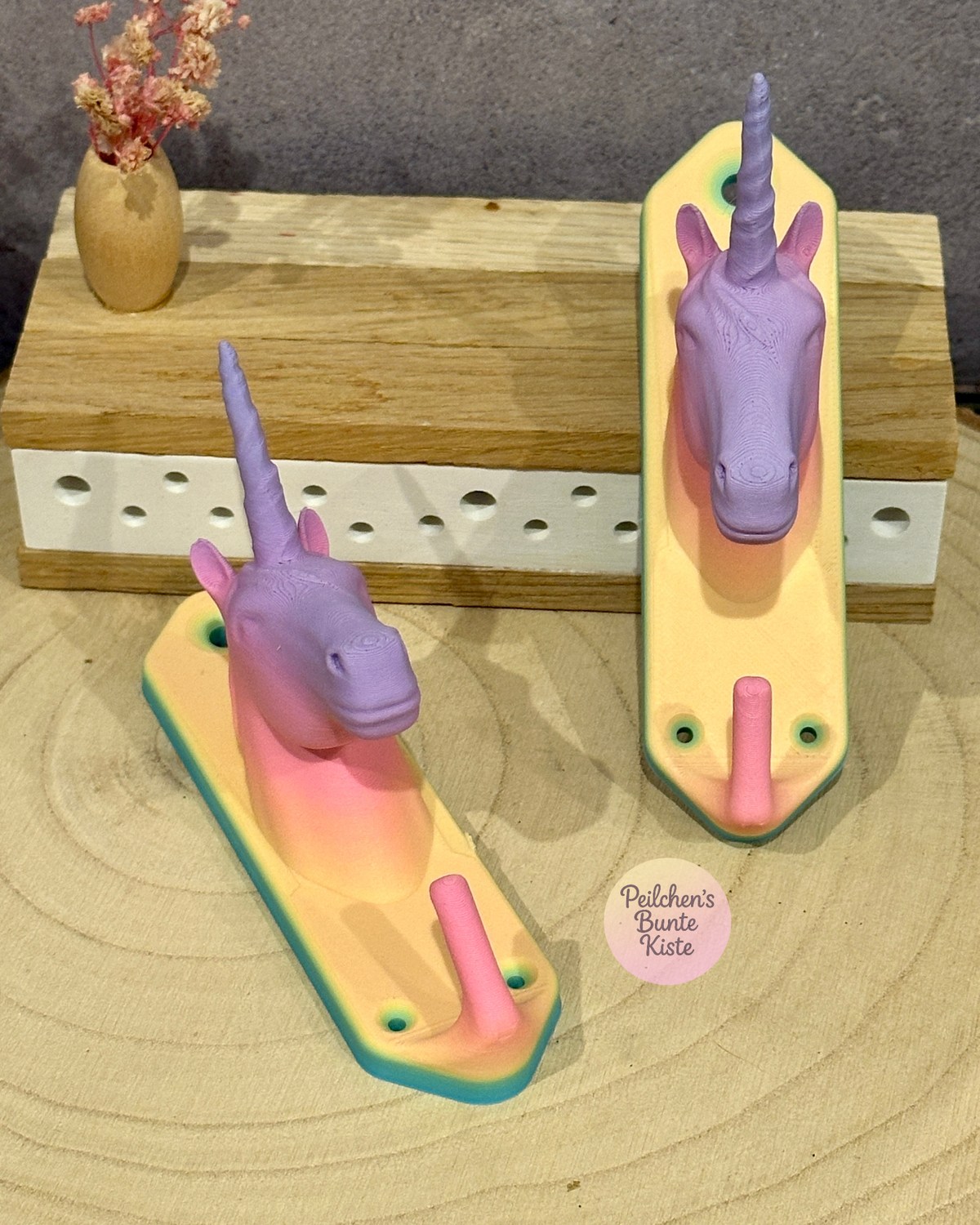 Einhorn-Kleiderhaken – farbenfrohe Wandhaken für Kinderzimmer & Bad
