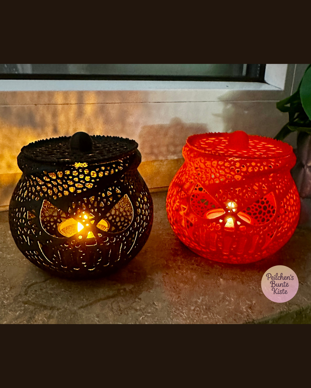 Halloween Kürbis Hexenkessel🕯️ – Windlicht & Geschenkidee für Herbstabende