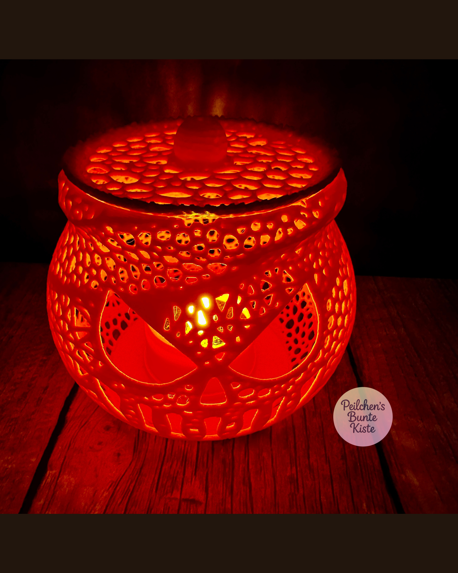 Halloween Kürbis Hexenkessel🕯️ – Windlicht & Geschenkidee für Herbstabende
