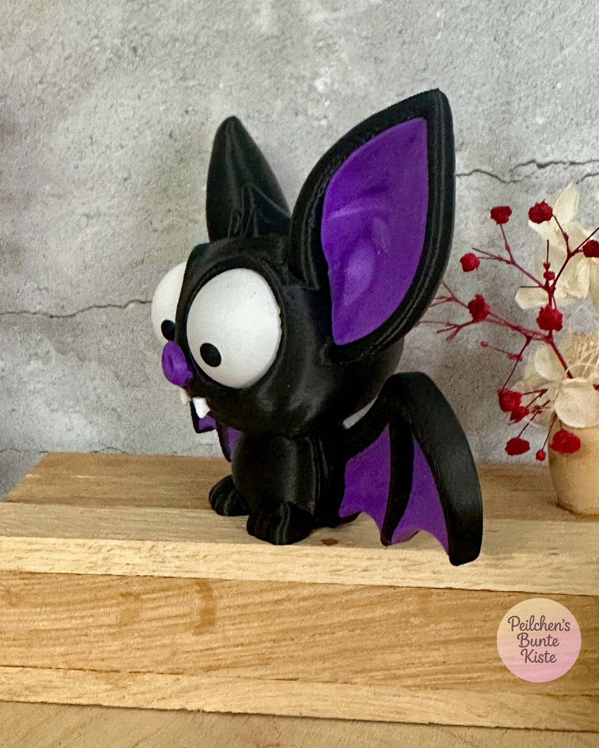 Vampir und Fledermaus mit beweglichen Augen – Mimik Serie